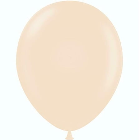12 Tuftex Blush Latex Balloons 17"