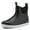 Black, variant on Deck Boots for Men，OutdoorRubber Fishing Garden Waterproof Ankle Rain Boots