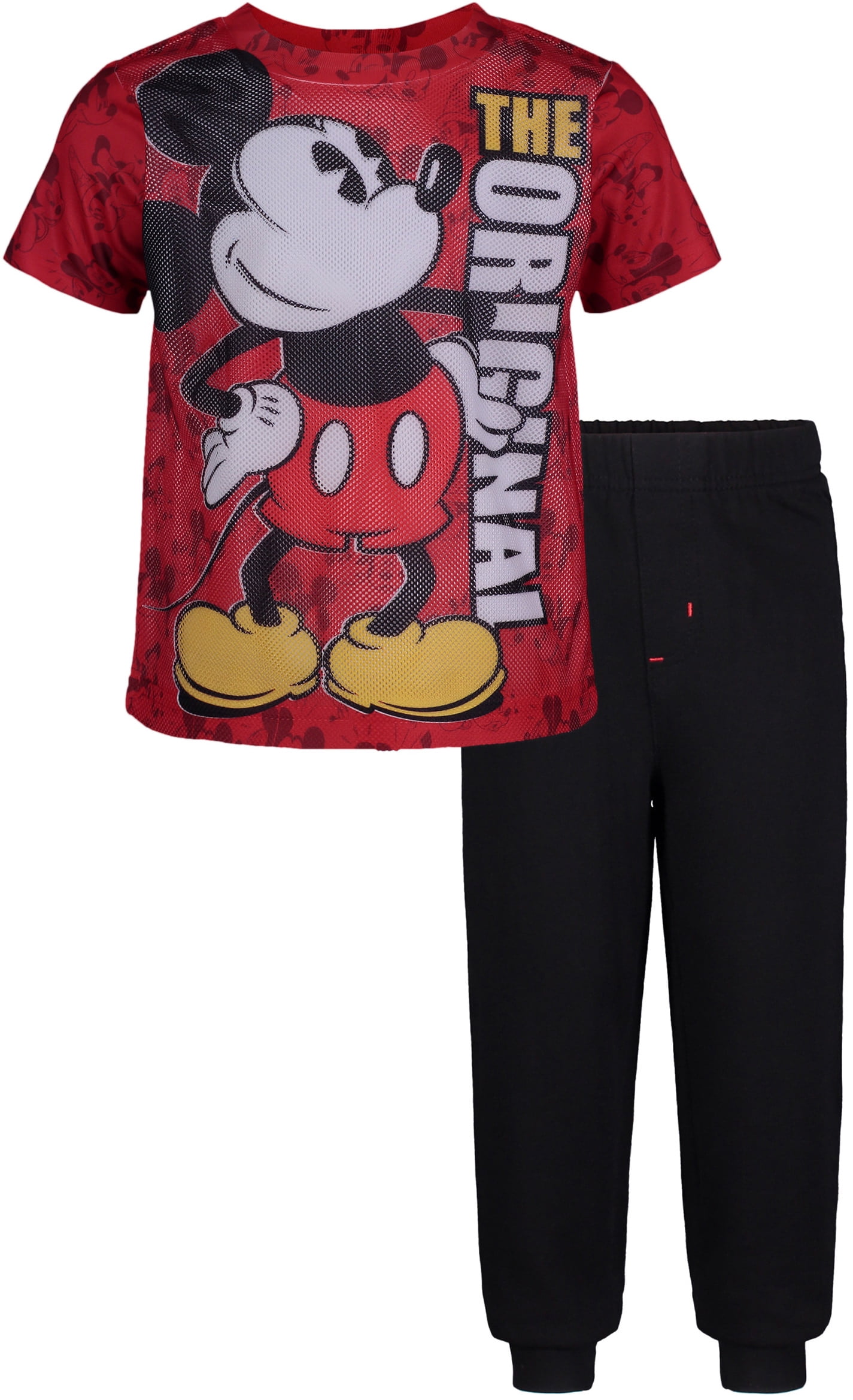 Disney Mickey Mouse French Terry T-Shirt Shorts Set Disney Mickey Mouse French Terry T-Shirt Shorts Set
