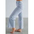 thumbnail image 2 of Olivia Vervet Women's High Rise Straight Leg Jeans, Raw Hem, Cropped Length, Stretch Fit, 2 of 4