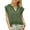 A189 Green Womens Summer Tops Clearance Under $5, variant on Cagogo Womens Plus Size Tshirts Shirts Under $5 Summer Tops Knit Striped Cap Sleeve Collared T Shirts V-Neck Spring Tunics Birthday Gift