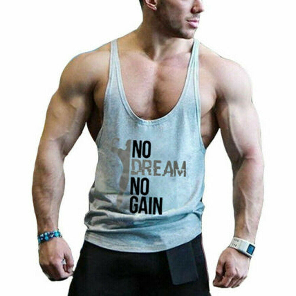 Gym Bodybuilding Vest Funny Mens Sports Performance Singlet For Some Of Us Its 