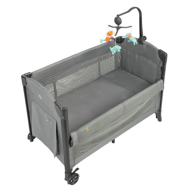 JOYMOR 3 in 1 Baby Bedside Sleeper Bed Side with Mattress,