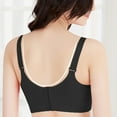 thumbnail image 3 of ylioge Push Up Bras for Women Plus Size Wireless Bralettes Ladies Trendy Solid Color Drawstring V Neck Breathable Support Lifting Underwear Bra, 3 of 5
