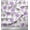 Violet, variant on Soimoi Poly Georgette Fabric Tree Block Print Sewing Fabric Yard 42 Inch Wide