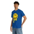 thumbnail image 5 of Dripping smiley face graphic tee Unisex Heavy Cotton Tee, 5 of 8