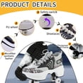 thumbnail image 6 of Roller Skate Shoes for Adults, Roller Skate Shoes & Sneakers 2-in-1, Deformation Roller Shoes for Men and Women, Unique Gift for Birthday/ Christmas/Anniversary for Friend&, 6 of 7