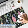 thumbnail image 4 of Long Mouse Pads for Desk,Pioneer Flower Floral Print Pattern Desk Mats on Top Of Desks, Desk Mouse Pad Extra Large with 3mm Non-Slip Base and Stitched Edge for Gaming,Office,Work,Home 35.4"x15.7", 4 of 6