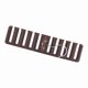 thumbnail image 4 of 10 Slot Tie Belt Scarf Rack Organizer Sturdy Plastic Closet Wardrobe Space Saver Brown, 4 of 4
