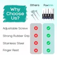 thumbnail image 5 of 5-in-1 Professional Dog Grooming Scissors Set – Stainless Steel Pet Thinning Shears & Safety Round Tip Trimming Kit for Home Salon Care, 5 of 7