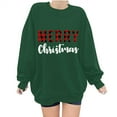 thumbnail image 5 of Craaazy Women's Casual Christmas Crew Neck Long Sleeve Pullover Tops Fashion Fall Winter Sweatshirts Comfortable Blouses Gifts, 5 of 5