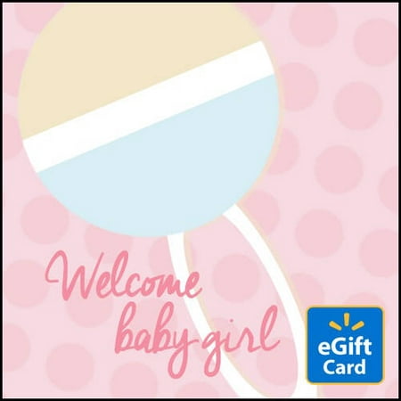 Welcome Baby Girl Walmart eGift Card