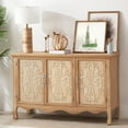 thumbnail image 1 of RoyalCraft Wide Farmhouse Buffet Cabinet Solid Wood Sideboard Storage Table, Brown, 1 of 6