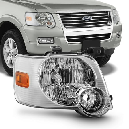 - Fits 2006 2007 2008 2009 2010 Ford Explorer Passenger Side Headlights Headlamps
