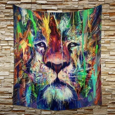 Animals Wool Tapestry - Indian Animal Tapestry Hanging Tapestry Mandala Hippie Bohemian Bedspread Throw Decor