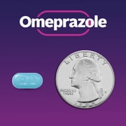 Equate Omeprazole Delayed Release Coated Tablets, Cool Mint, 20 mg, 42 Count, 3 Pack, Compare to Prilosec OTC