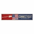 thumbnail image 2 of MKHERT Greetings from Connecticut Rusty Metal Sign with American Flag Table Runner Home Decor for Wedding Banquet Decoration 16x72 Inch, 2 of 2