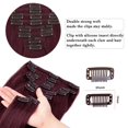 thumbnail image 3 of Extensiones de cabello humano real Tuquqe con clip, 22 pulgadas, 75 g, 3 of 6