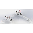 thumbnail image 1 of Weather Guard Ladder Rack 2277-3-01 EZ Glide 2; Fixed; Short Ladder; Powder Coated; White; Aluminum; With Center Cross Member, 1 of 4