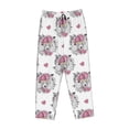 thumbnail image 4 of Daiia Cartoon Poodle Dog Women's Sleep Pant with Pockets and Drawstring,Pajama Pants-Small, 4 of 9