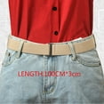 thumbnail image 2 of Belt Women Invisible Belt Elastic Stretch Waist Belt with Flat Buckle, 2 of 3