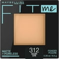 thumbnail image 2 of (3 pack) Maybelline Fit Me Matte + Poreless Powder Foundation Makeup, 312 Golden, 0.29 oz, 2 of 8