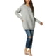 thumbnail image 2 of Suéter casual de manga larga con cuello redondo y bolsillos para mujer INSPIRE CHIC M gris, 2 of 7