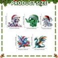 thumbnail image 3 of Christmas Ornaments Clearance! 1X Crystal Animal Pendant Christmas Tree Decoration Colourful 2D Acrylic Christmas Pendant Christmas Decoration Christmas Baubles Christmas Baubles Pendant Christmas, 3 of 9