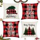 thumbnail image 1 of Funda de almohada de Navidad de 4 piezas, funda de almohada de Navidad, funda de almohada de Feliz Navidad, almohada de tiro de lino para decoración del hogar, fundas de almohada de Navidad, funda de Namotu MZQ-1080-3, 1 of 6