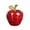 Red, variant on Chmadoxn Christmas Crystal APPLES Figurine Paperweight, Handmade Statue Ornament Home Decoration, Artificial Fruit Glass APPLES Tabletop, Collectible Crystal Crafts, Great Gift for Birthday Christmas