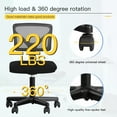 thumbnail image 3 of BestOffice Ergonomic Desk Armless Mesh Computer Lumbar Support Swivel Rolling Executive Adjustable Task Chair for Back Pain, Grey, 3 of 8