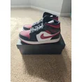 thumbnail image 4 of A i r-Jor-dan 1 Mid Black/Noble Red-White Size 8.5, 4 of 6