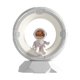 thumbnail image 1 of Lámpara de mesita de noche con luz nocturna, luz ajustable, adorno para decoración de habitación, elegante mesita de noche blanco, 1 of 9