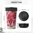 thumbnail image 3 of KLL Watermelon Splash Realism Art Pattern Stainless Steel Vacuum Insulated Tumbler - Carry Insulated Coffee Mug - Reusable Insulated Cold Brew Iced Coffee Cup Thermos, 3 of 8