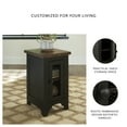 thumbnail image 4 of Signature Design by Ashley Casual Valebeck Chairside End Table  Black/Brown, 4 of 9
