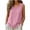 Hot Pink, variant on Women Cotton Linen Tank Top Pleats Sleeveless Crew Neck Loose Fit Shirt Blouse for Summer Casual Purple XL