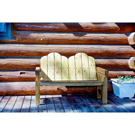 Homestead Collection Deck Bench, Exterior Stain Finish