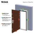 thumbnail image 4 of puerta de seguridad texas derecha 96 x 213 cm, 4 of 9