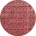 thumbnail image 1 of Ahgly Company Indoor Round Abstract Red Modern Area Rugs, 8' Round, 1 of 4