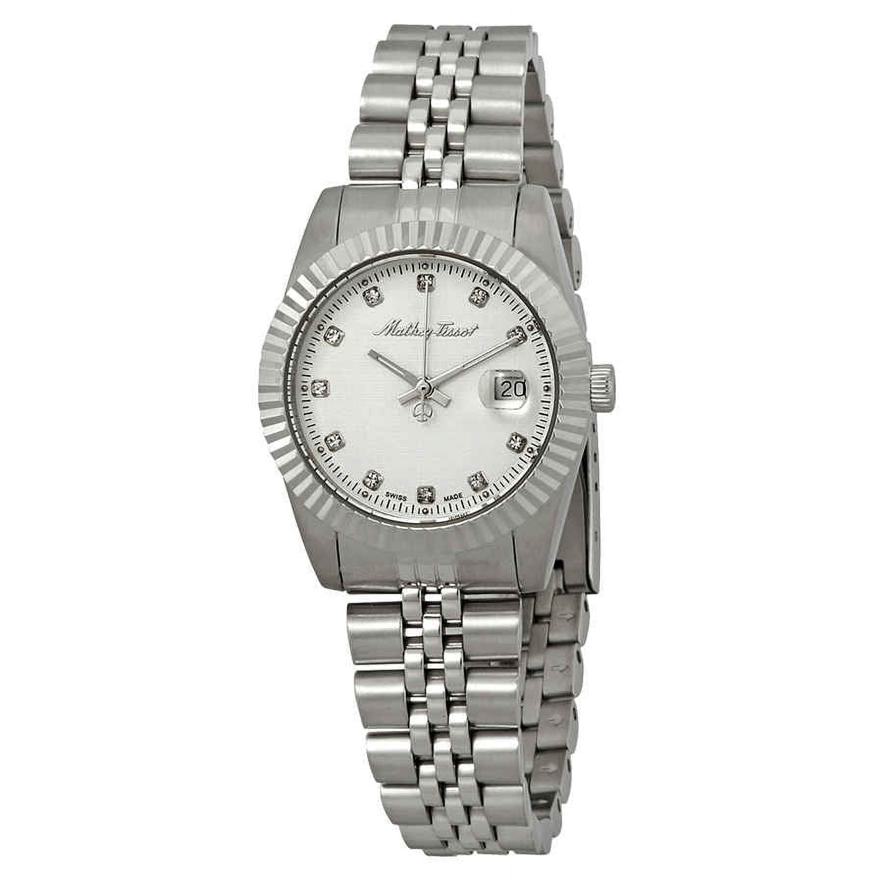 NWT Mathey-Tissot Mathey II Quartz Crystal Mother of Pearl Dial Men\'s Watch His & Hers ? Mathey Tissot Mother of pearl ₱7,500 each main image 4