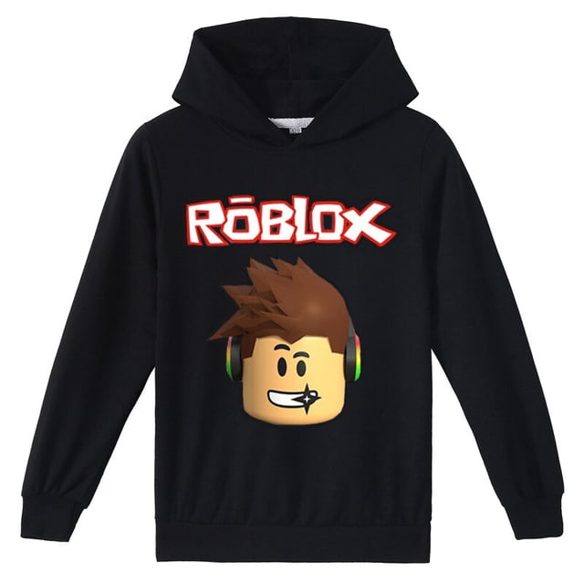 ROBLOX-Sudadera con capucha para niños y niñas, suéter grande para primavera y otoño, venta de ropa para niños, Tops