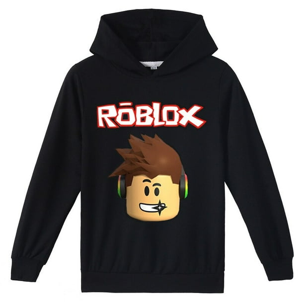 ROBLOX-Sudadera con capucha para niños y niñas, suéter grande para primavera y otoño, venta de ropa para niños, Tops