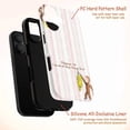 thumbnail image 4 of Curious Monkey Philippians 4:13 Phone Case, Inspirational Pink Striped iPhone Cover for 17 16 15 14 13 12 11 Pro Plus Mini, 4 of 6