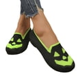 thumbnail image 6 of KEVCHE Halloween Pumpkin Shoes for Women, Knitted Slip-On Loafers with Cushioned Insole, Lightweight Casual Walking Shoes for Fall Party, Spooky Funny Footwear for Daily and Holiday Wear, 6 of 6