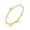 White, variant on Womens Fashion Rings Copper Inlaid Zircon Geometric Design Elegant Simple Rings for Women