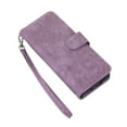 thumbnail image 2 of ELEHOLD Crossbody Case for Samsung Galaxy Z Fold 5 Leather Wallet Case with Card Holders Pen Slot Kickstand Magnetic Clasp Shoulder Strap Shockproof Cover for Samsung Galaxy Z Fold 5 2023,Purple, 2 of 9