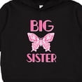 thumbnail image 3 of Inktastic Big Sister Announcement Butterfly Toddler Hoodie, 3 of 4