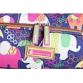 thumbnail image 7 of Lily Bloom Luggage 24" Expandable Design Pattern Suitcase With Spinner Wheels For Woman (24in, Elephant Rain), 7 of 7