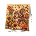 thumbnail image 2 of 12" Autumn Pearl Painting Kit,  Pearl Painting Crafts, DIY Fall Decor，A | Beginner-Friendly Craft, DIY Bead Painting, Harvest Pumpkin Designs, Thanksgiving Decor, Seasonal Home Display (With Frame), 2 of 5