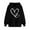 Black, variant on Augper Cute Printed Hoodies for Women Lightweight Hooded Sweater with Pockets Sweatshirt Pullover 2023 Fall Winter Clothes